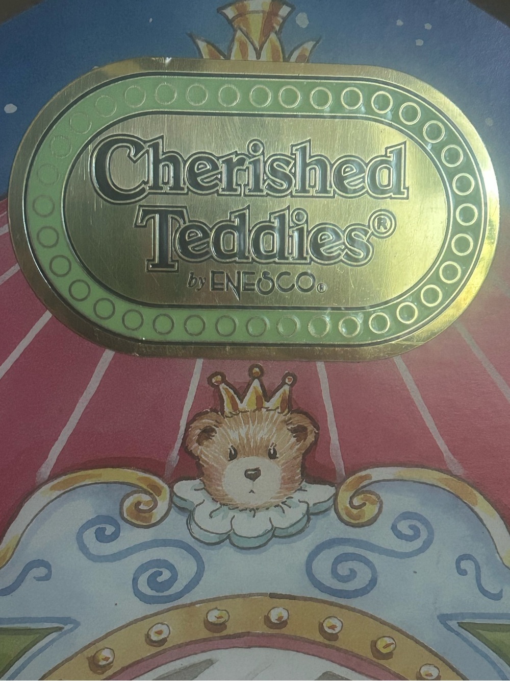 Vintage Cherished Teddies Carousel Display Shelf - Picture 8 of 10